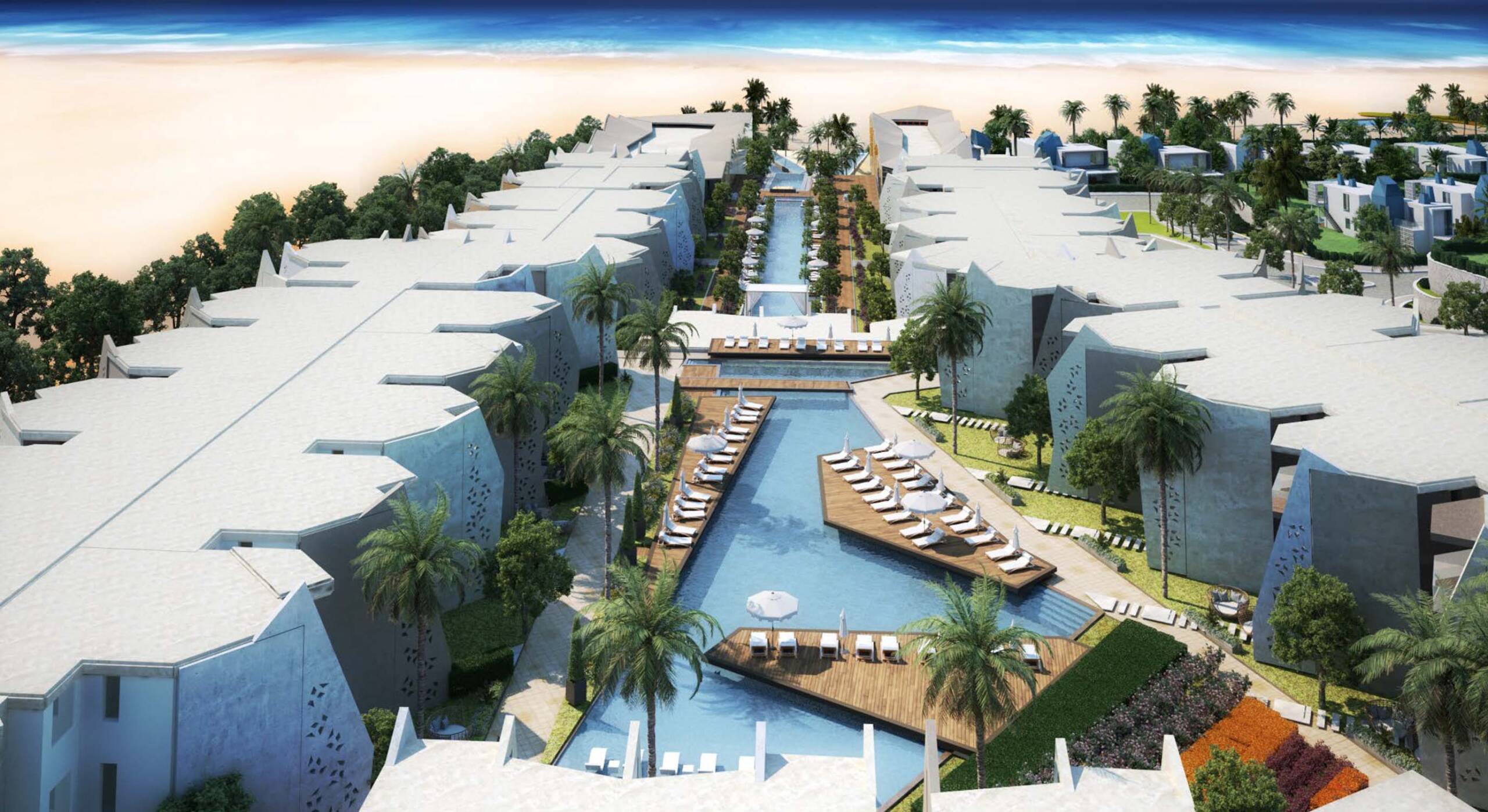 Cliff Hotel in Fouka bay project CCG Consomity Consultants Group